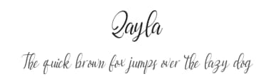 Qayla by Letterena Studios — Script Handwritten Font — thumbnail 1