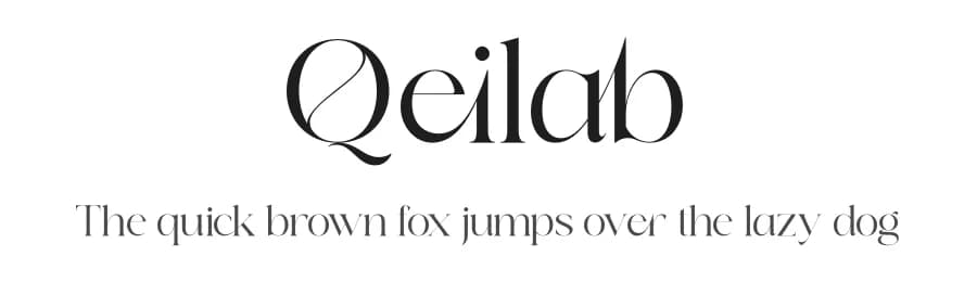 Qeilab by Storytype Studio — Serif Font