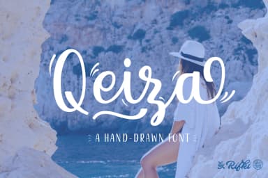Qeiza Font by Rifki (7ntypes) — Script Handwritten Font — thumbnail 1