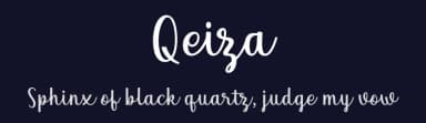 Qeiza by 7NTypes — Script Handwritten Font — thumbnail 2
