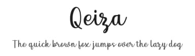 Qeiza by 7NTypes — Script Handwritten Font — thumbnail 1