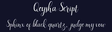 Qeysha Script by Panrita Studio — Script Handwritten Font — thumbnail 2