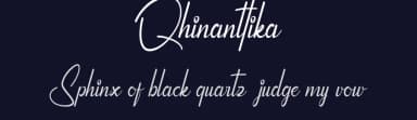 Qhinanttika by Ditoollis Project — Script Handwritten Font — thumbnail 2