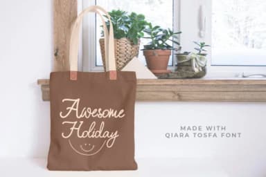 Qiara Tosfa Font by Kotak Kuning Studio — Script Handwritten Font — thumbnail 4