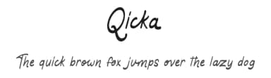 Qicka by Attype Studio — Script Handwritten Font — thumbnail 1