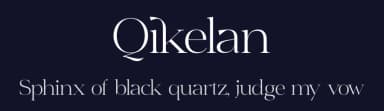 Qikelan by Letterena Studios — Serif Font — thumbnail 2