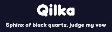 Qilka by Rahagita Studio — Sans Serif Font — thumbnail 2