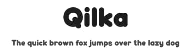 Qilka by Rahagita Studio — Sans Serif Font — thumbnail 1
