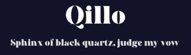 Qillo by Type and Company — Serif Font — thumbnail 2