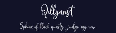 Qillyanst by Creatype Studio — Script Handwritten Font — thumbnail 2