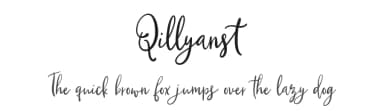 Qillyanst by Creatype Studio — Script Handwritten Font — thumbnail 1