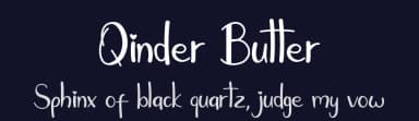 Qinder Butter by Hadjar Creative — Script Handwritten Font — thumbnail 2