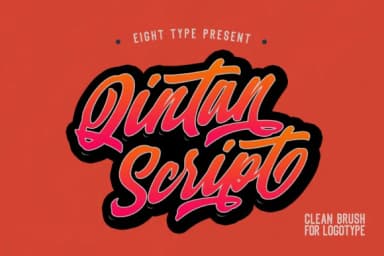 Qintan Script Font by TempCraft — Script Handwritten Font — thumbnail 1