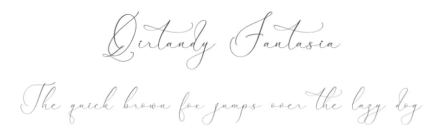 Qirtandy Fantasia by Storytype Studio — Script Handwritten Font