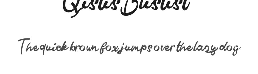Qistis Blistist by K_IN Studio — Script Handwritten Font