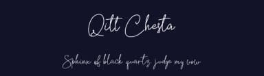 Qitt Chesta by Nabila — Script Handwritten Font — thumbnail 2