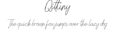 Qittuny by Mytype Studio — Script Handwritten Font — thumbnail 1