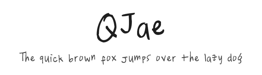 QJae by FontPanda — Script Handwritten Font