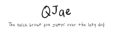 QJae by FontPanda — Script Handwritten Font — thumbnail 1