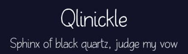 Qlinickle by KindredSpiritArtStudio — Script Handwritten Font — thumbnail 2