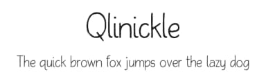 Qlinickle by KindredSpiritArtStudio — Script Handwritten Font — thumbnail 1