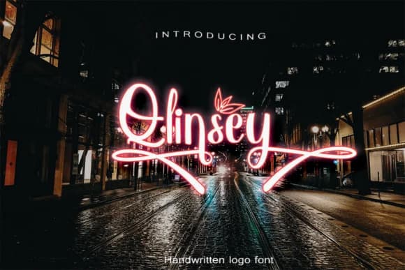 Qlinsey Font by dmletter31 — Script Handwritten Font