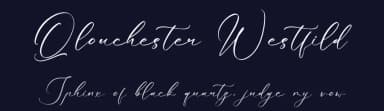 Qlouchester Westfild by Storytype Studio — Script Handwritten Font — thumbnail 2
