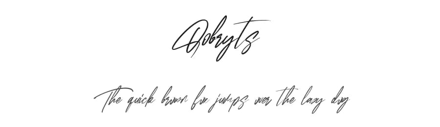 Qobryts by Maulana Creative — Script Handwritten Font