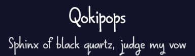 Qokipops by KindredSpiritArtStudio — Script Handwritten Font — thumbnail 2