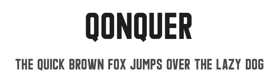 Qonquer by Pen Culture — Sans Serif Font