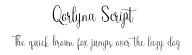 Qorlyna Script by Aqeela Studio — Script Handwritten Font — thumbnail 1