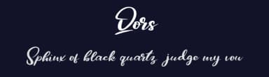 Qors by Vunira Design — Script Handwritten Font — thumbnail 2