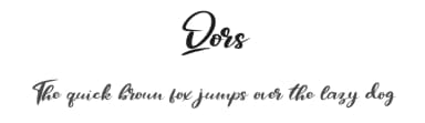 Qors by Vunira Design — Script Handwritten Font — thumbnail 1