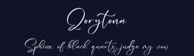 Qorytona by Letterena Studios — Script Handwritten Font — thumbnail 2