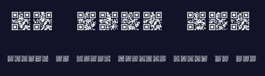 QR font TFB by zanatlija — Dingbats Font — thumbnail 2