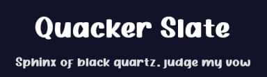 Quacker Slate by Eifetstype — Script Handwritten Font — thumbnail 2