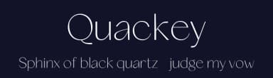 Quackey by Craft Supply Co. — Sans Serif Font — thumbnail 2