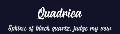 Quadrica by Sesa Grafika — Script Handwritten Font — thumbnail 2