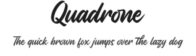 Quadrone by Wacaksara Co — Script Handwritten Font — thumbnail 1