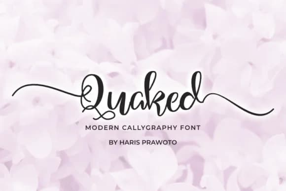 Quaked Font by harisprawoto — Script Handwritten Font