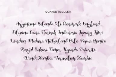 Quaked Font by harisprawoto — Script Handwritten Font — thumbnail 2