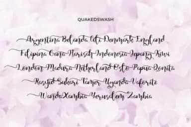 Quaked Font by harisprawoto — Script Handwritten Font — thumbnail 3