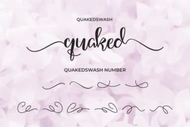Quaked Font by harisprawoto — Script Handwritten Font — thumbnail 4