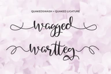 Quaked Font by harisprawoto — Script Handwritten Font — thumbnail 5