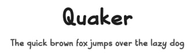 Quaker by Tokokoo Studio — Script Handwritten Font — thumbnail 1