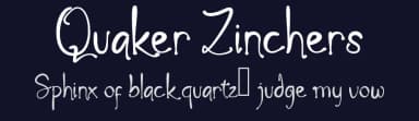 Quaker Zinchers by Zkhai Creative — Script Handwritten Font — thumbnail 2