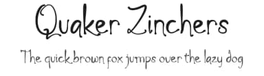 Quaker Zinchers by Zkhai Creative — Script Handwritten Font — thumbnail 1