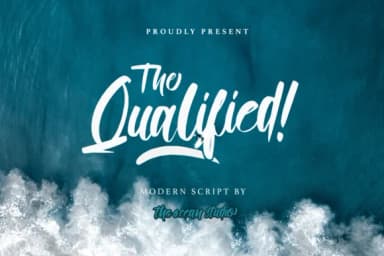 Qualified Font by The Ocean Studio — Script Handwritten Font — thumbnail 1