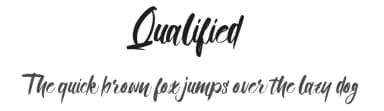 Qualified by The Ocean Studio - Laire Banyu Sandi Pawenang — Script Handwritten Font — thumbnail 1