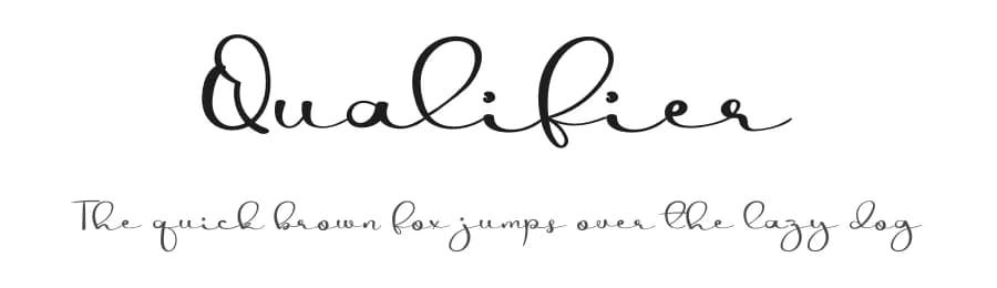 Qualifier by Luluk Surotul — Script Handwritten Font